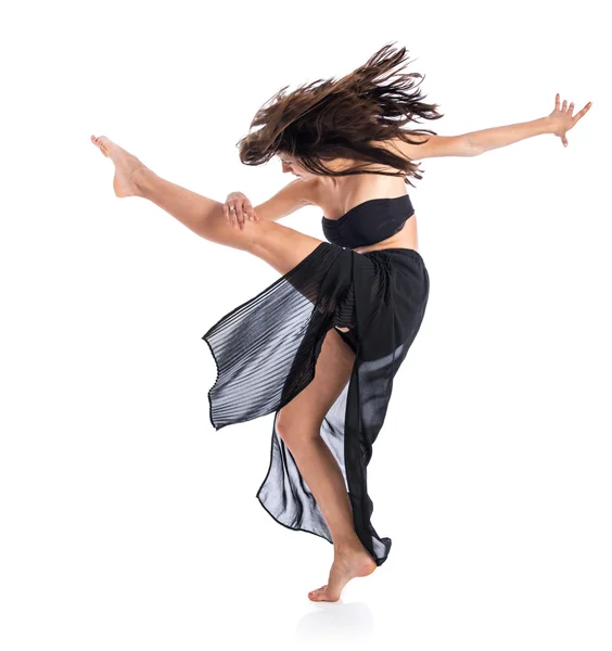 Mooie fitness vrouwelijke dansen — Stockfoto