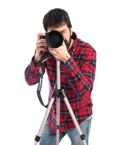 Fotografo che scatta una foto — Foto Stock