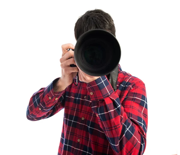 Photographer taking a photo — Stock Photo, Image