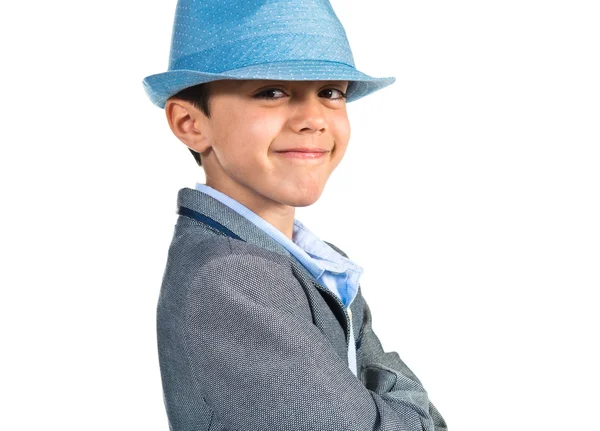 Child with his arms crossed — Stock Photo, Image