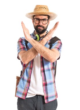 Dur işareti yaparak Turizm