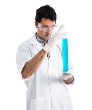 Bir tüp analiz bilim adamı