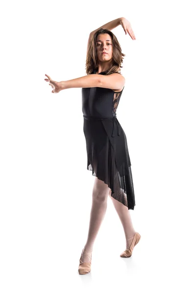 Kvinna dansar balett — Stockfoto