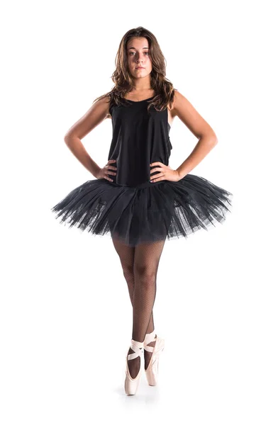 Jovem bailarina de balé com tutu — Fotografia de Stock