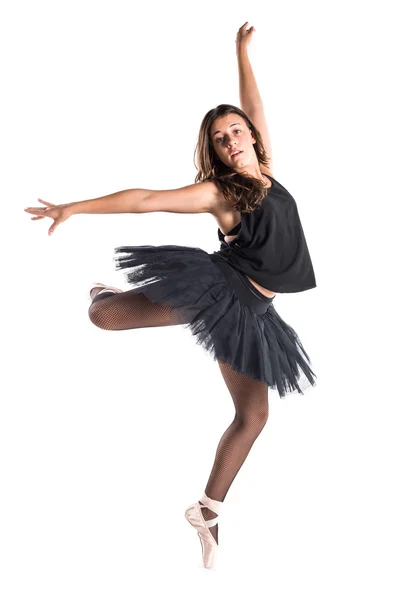 Frau tanzt Ballett — Stockfoto