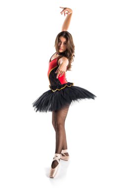 Güzel kız balerin dansçı