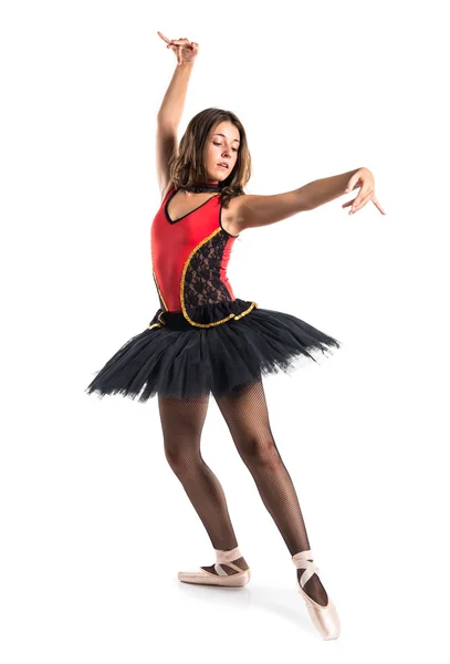Jovem bailarina de balé com tutu — Fotografia de Stock