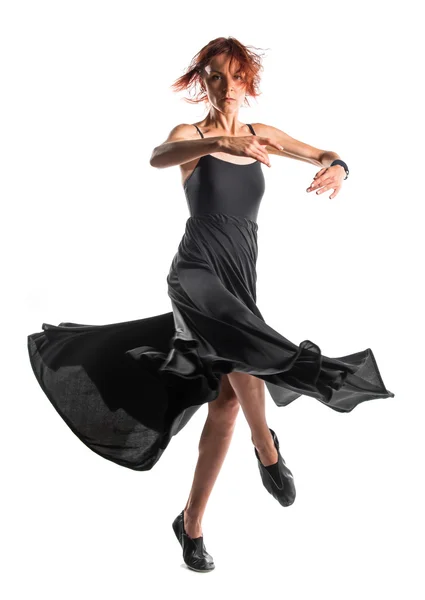 Flamenco kvinna dans — Stockfoto