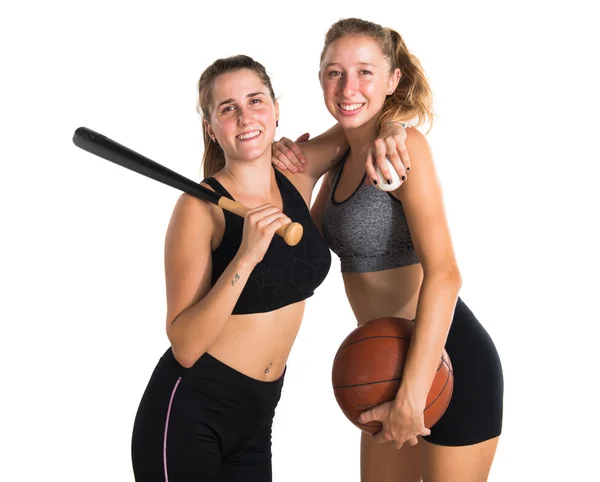 Donne che praticano sport — Foto Stock