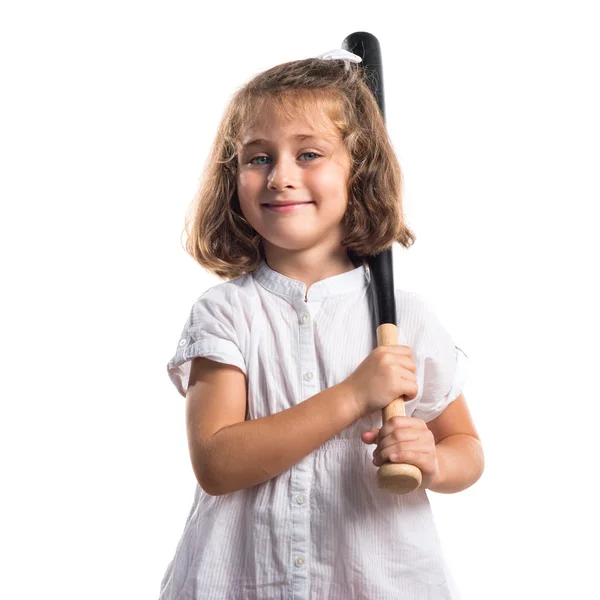 Kid playing baseball — Stock Photo, Image