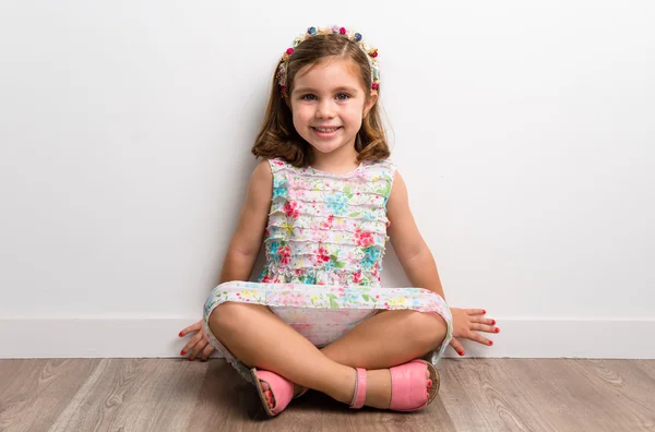 Cute girl in studio — Stock Photo, Image