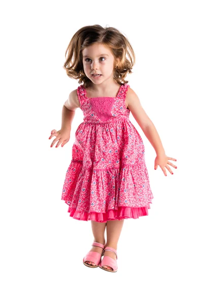 Girl jumping — Stock Photo, Image