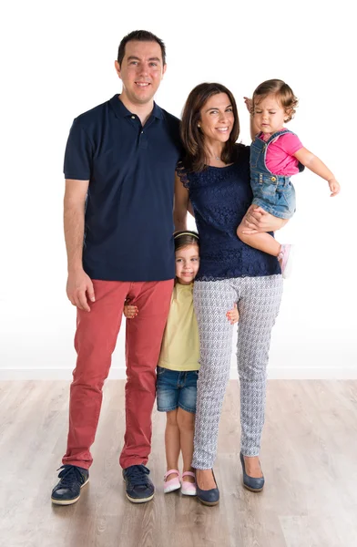 Family in studio — Stock Photo, Image