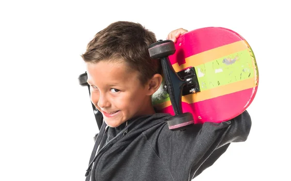 聖霊降臨祭は子供の彼のスケート — ストック写真