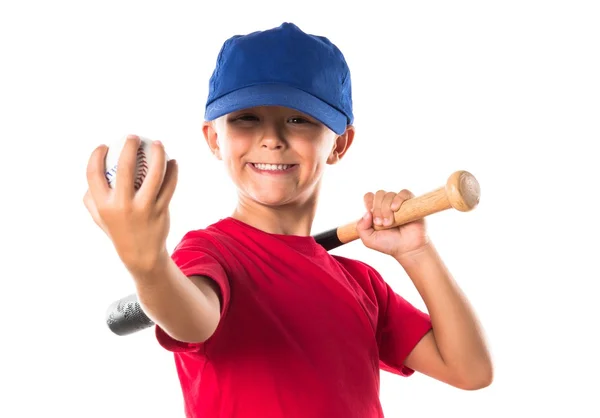 금발 꼬마 야구 — 스톡 사진