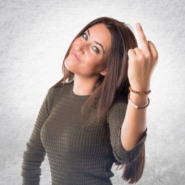 Boynuz jest yapma kadın