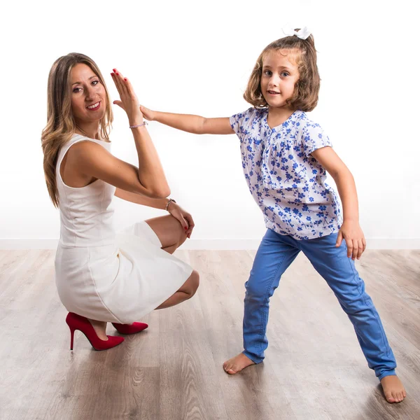 Mother and daughter together — Stock Photo, Image