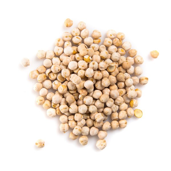 Dried fruits over white background