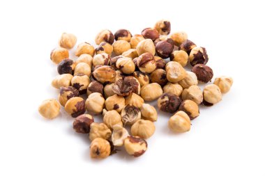 Beyaz arka plan üzerinde kurutulmuş meyve