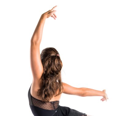 Genç kız balerin dansçı