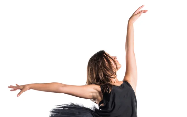 Vacker flicka ballerina dansare — Stockfoto