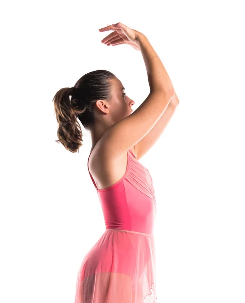 Kvinna dansar balett — Stockfoto