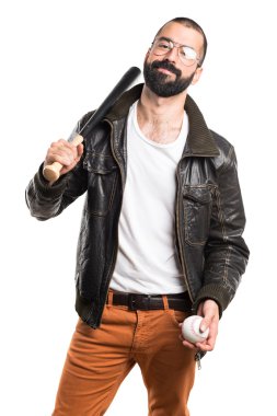 Beyzbol oynayan pezevenk adam