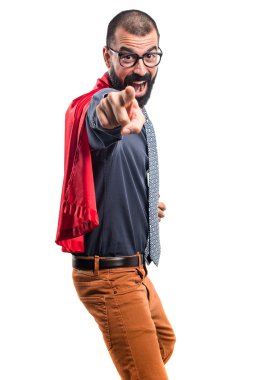 Süper kahraman önüne işaret