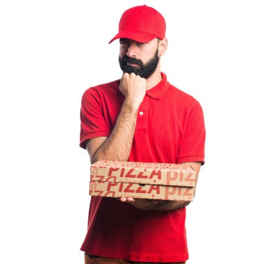 Pizza teslimi adam düşünme