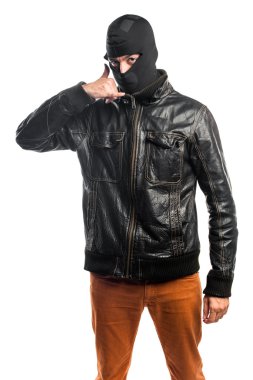 Hırsız telefon jest yapma