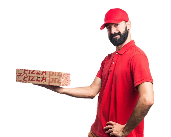 Hombre sobre fondo blanco aislado — Foto de Stock