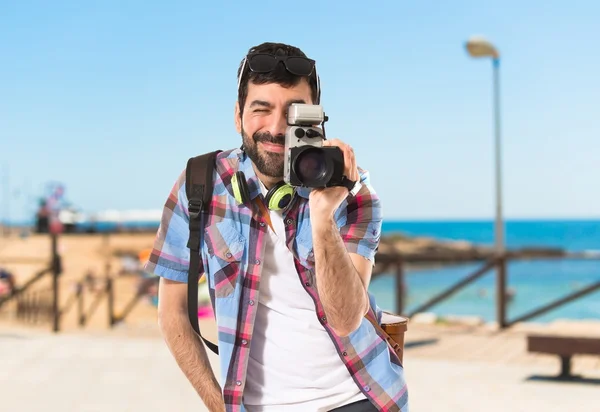 Uomo su sfondo bianco isolato — Foto Stock