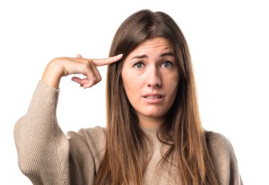 Kız deli jest yapma