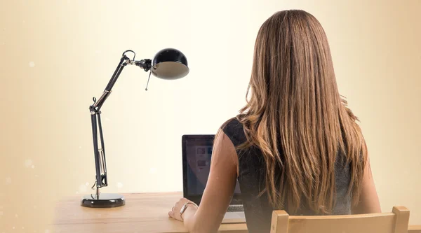 Woman working in her office — Stock Photo, Image