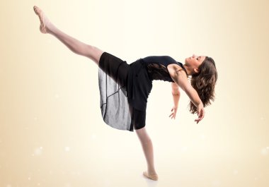 Genç kız balerin dansçı