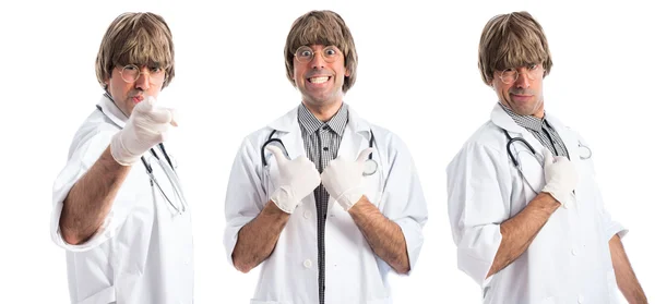 Lékař s palcem nahoru — Stock fotografie