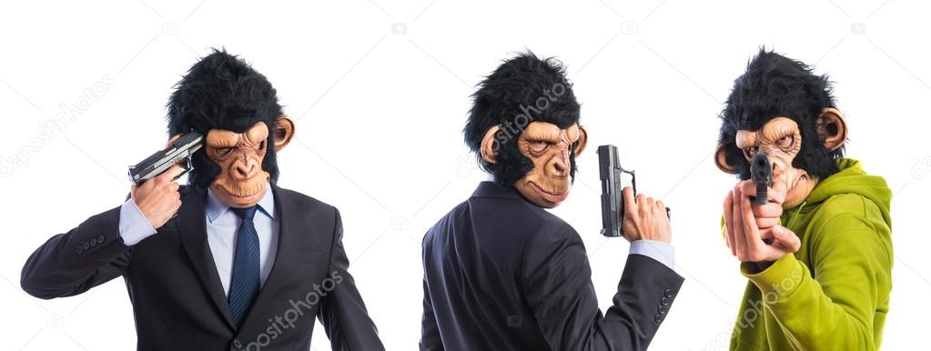 Monkey man with a gun 