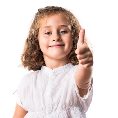 başparmak ile kız