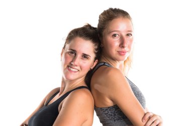 arkadaşlar izole beyaz zemin üzerine