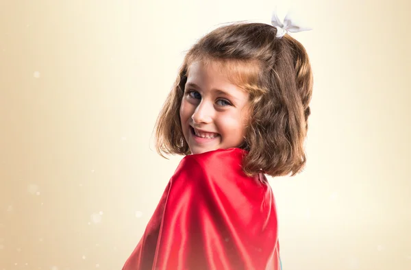 Kid dressed like superhero — Stock Photo, Image