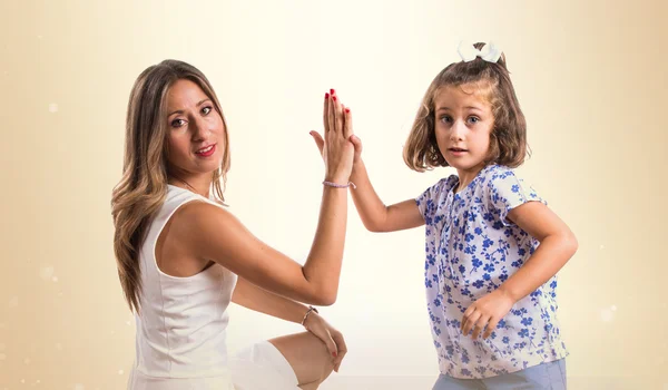 Mother and daughter together — Stock Photo, Image