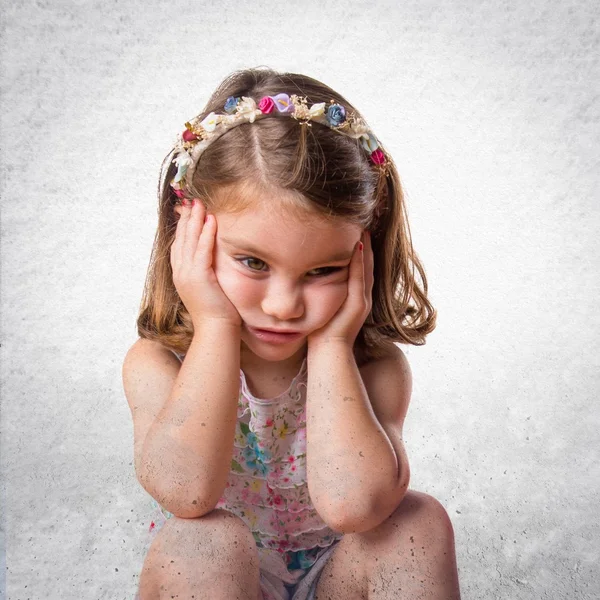 Menina loira bonito — Fotografia de Stock