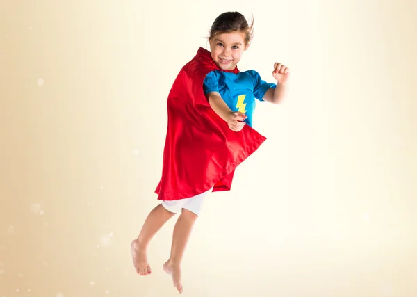 Family dressed like superhero — Stock Photo, Image