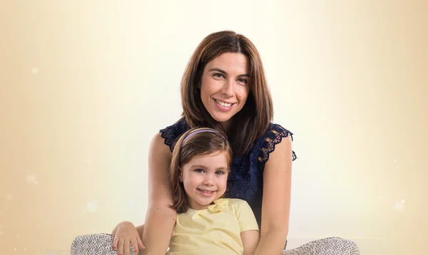 Mor och dotter i studio — Stockfoto