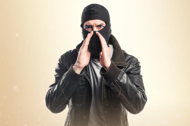 Adam izole arka plan