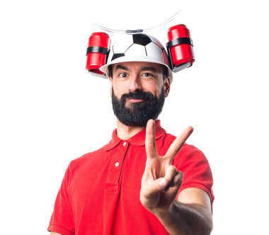 Pizza teslimi adam zafer jest yapıyor