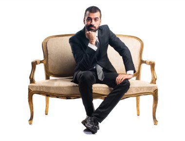 İnsanlar izole beyaz arka plan üzerinde