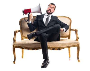 İnsanlar izole beyaz arka plan üzerinde