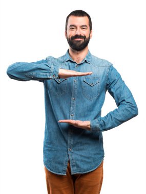 İnsanlar izole beyaz arka plan üzerinde