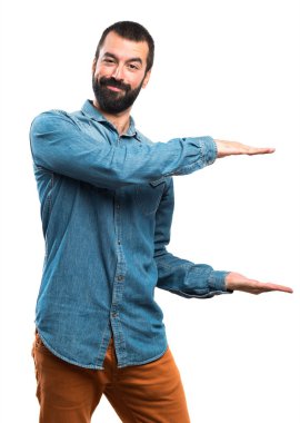 İnsanlar izole beyaz arka plan üzerinde